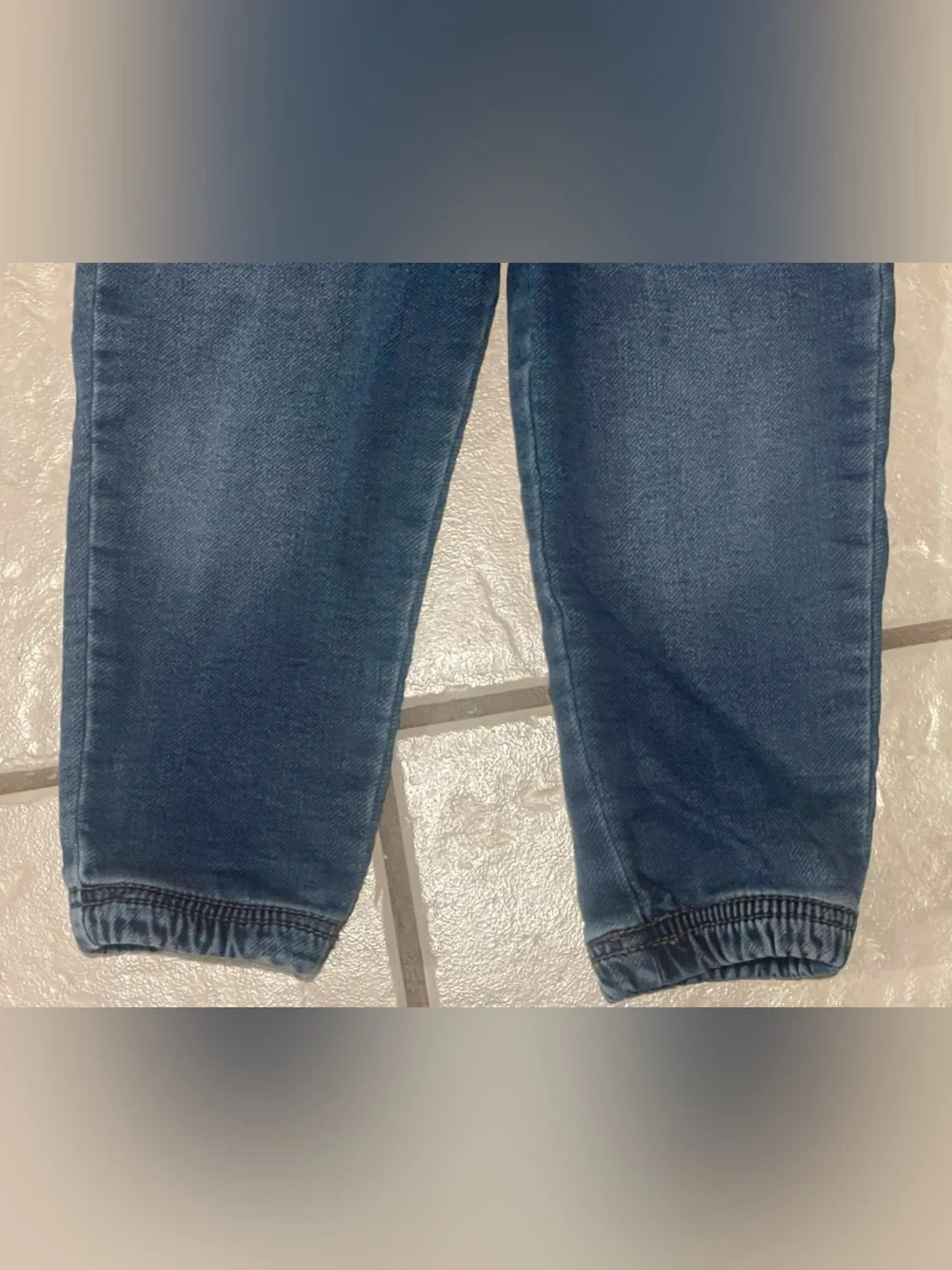 Carter's Kids Dark Blue Elastic Waist Jogger Jeans Size 24m